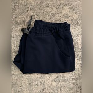 Figs Navy Scrub Pants Medium
